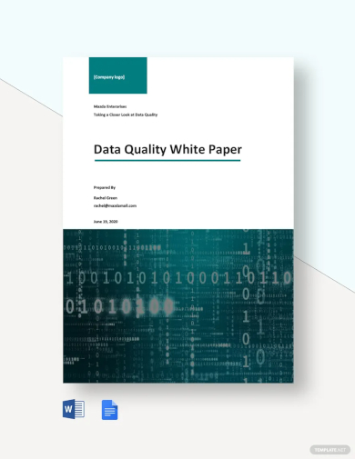 data quality white paper template