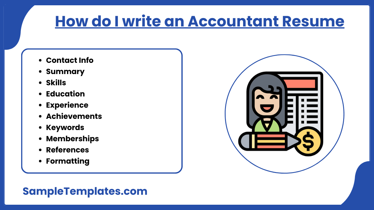 how do i write an accountant resume