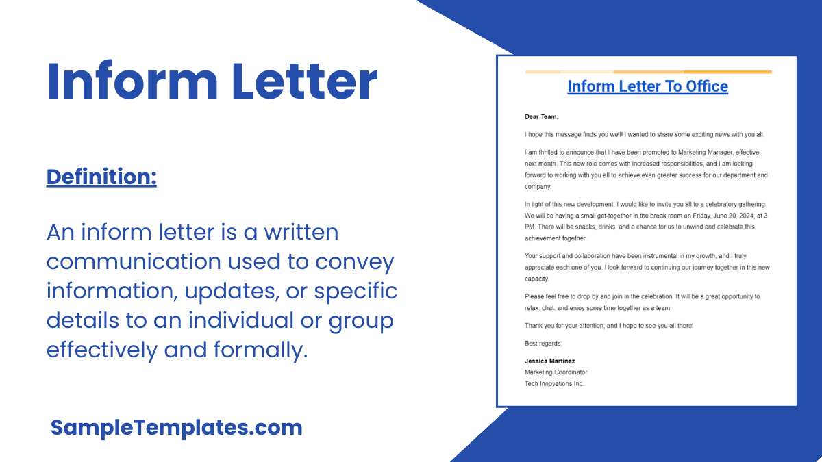 Inform Letter