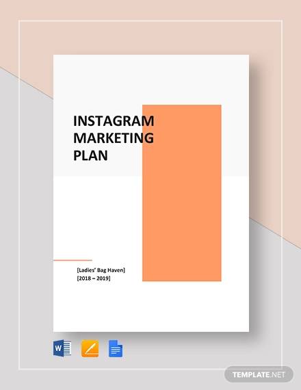 instagram marketing plan template
