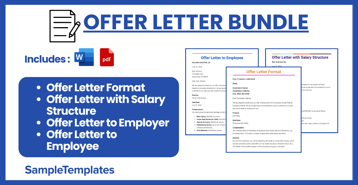 offer letter bundle