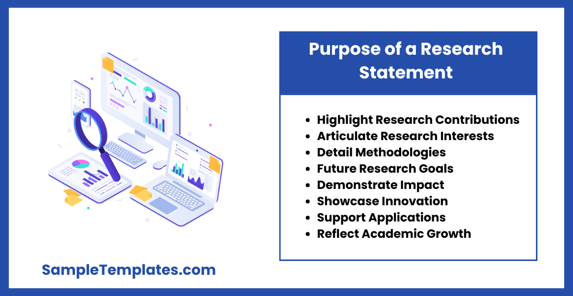 purpose of a research statement