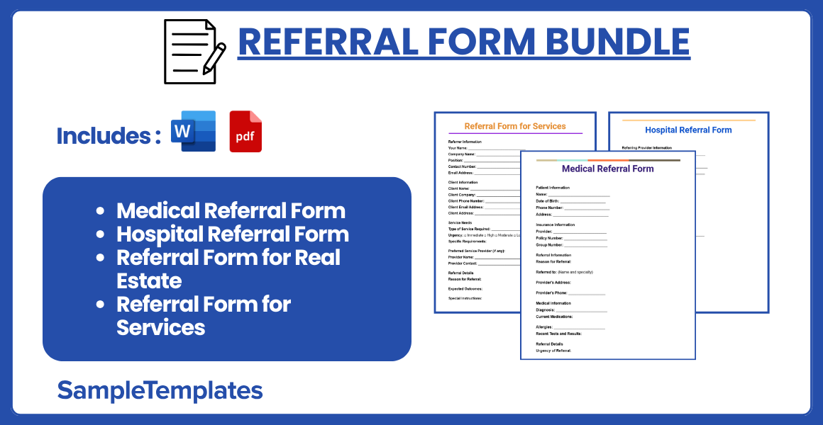 referral form bundle