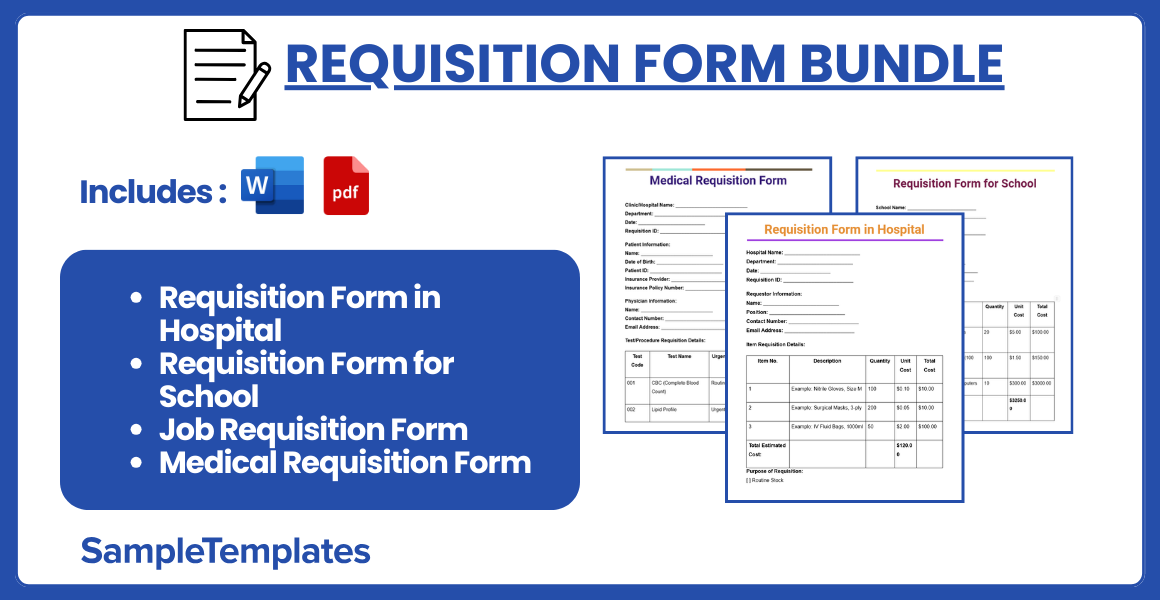 requisition form bundle