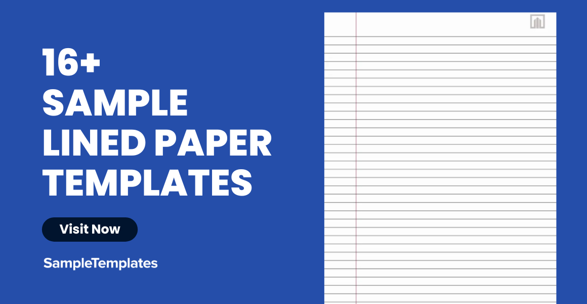 sample lined paper template