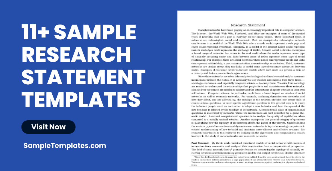 sample research statement template