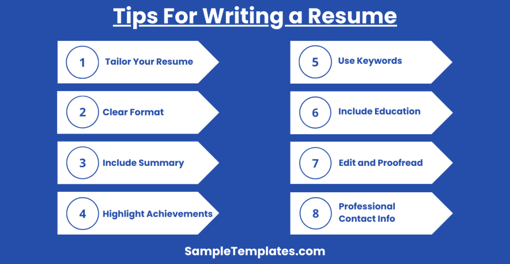 tips for writing a resume 1024x530