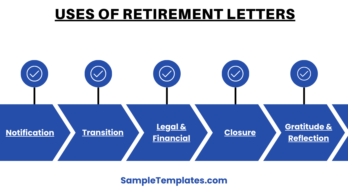 uses of retirement letters