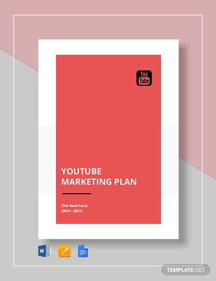 youtube marketing plan template