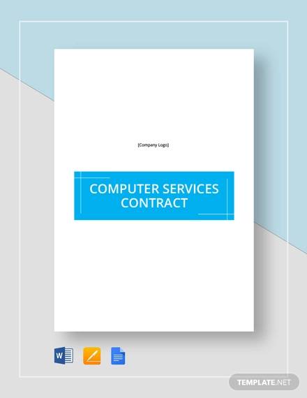 computer service contract 