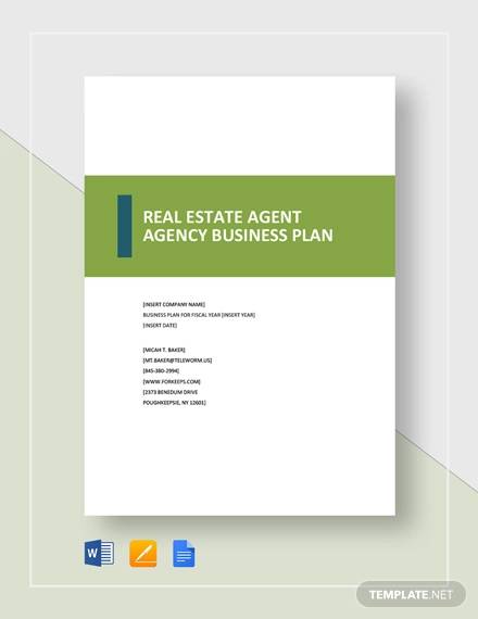 real estate application business plan