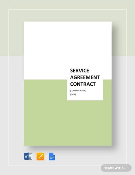 serivce agreement contract