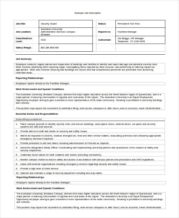 free-10-sample-security-guard-job-description-templates-in-pdf-ms-word