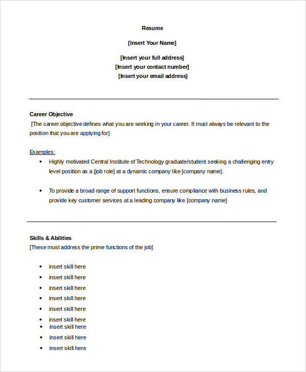 free-8-sample-customer-service-objective-templates-in-pdf-ms-word