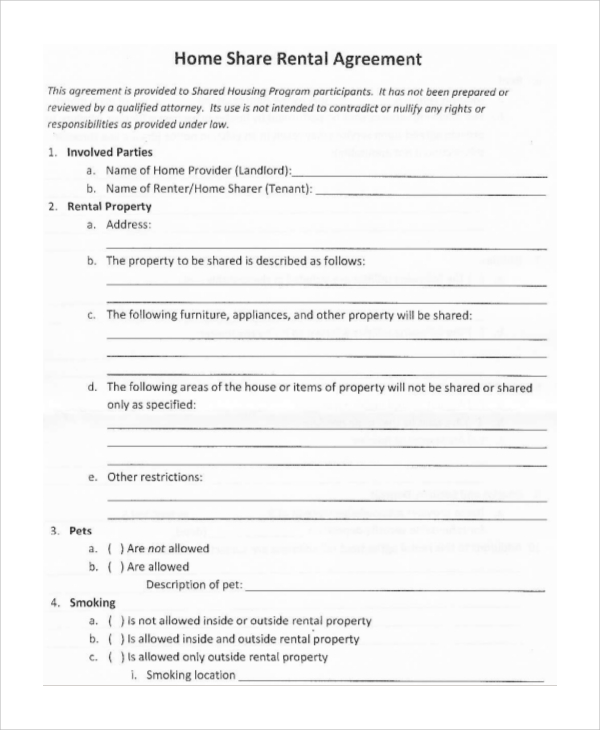 free 19 sample house rental agreement templates in pdf ms word