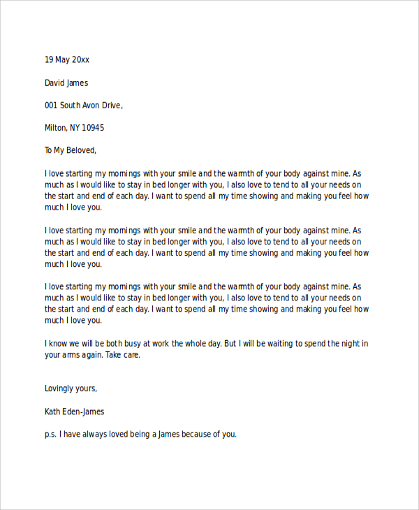 Ending Letter With Love For Your Needs Letter Template Collection