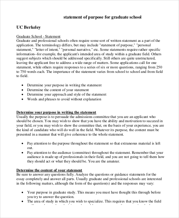 Essay Statement Of Purpose Sketsa   Statement Of Purpose For Graduate School 