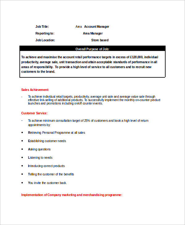 FREE 10+ Sample Accounting Manager Job Description ...