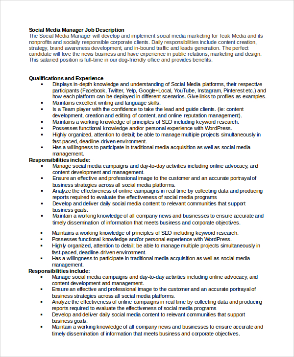 office manager job description resume