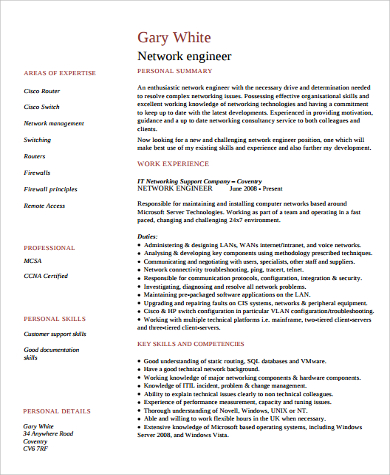 Engineering Resume Template Word yafgca