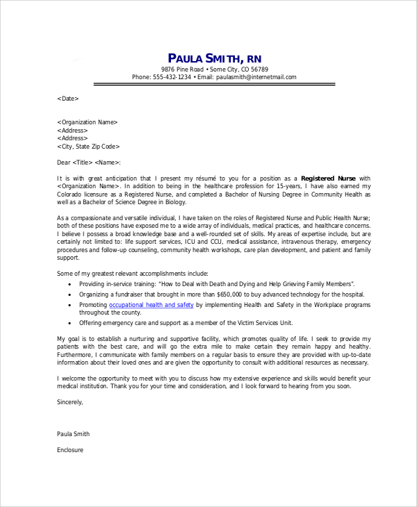 Free 8 Sample Application Cover Letter Templates In Ms Word Pdf