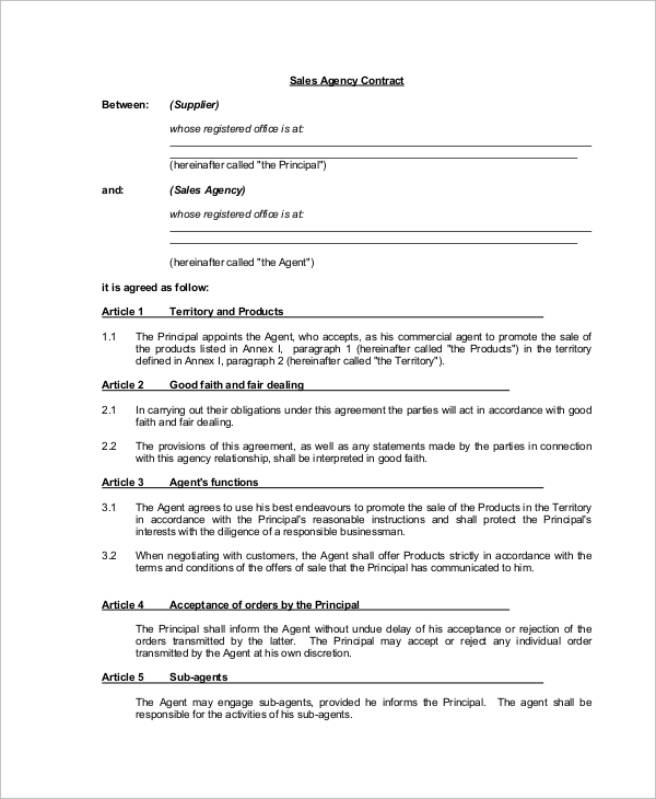 Sales Contract Sample Doc from images.sampletemplates.com
