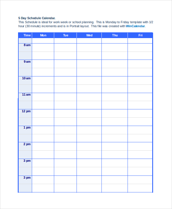 calendar templates for ms word