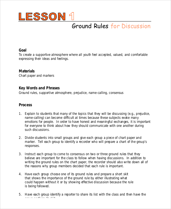 FREE 24 Lesson Plan Samples In PDF MS Word