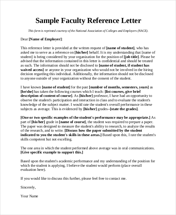 sample faculty reference letter1