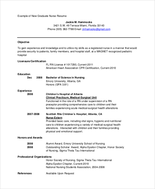 FREE 9 Sample Graduate School Resume Templates In PDF MS Word