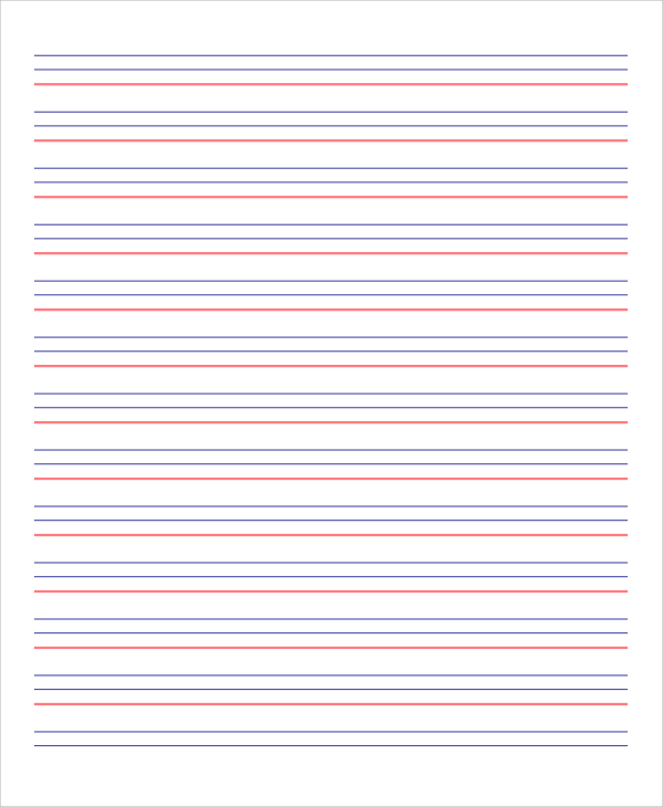 line colored paper