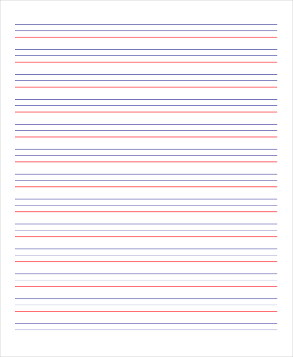 FREE 16 Printable Lined Papers In PDF MS Word