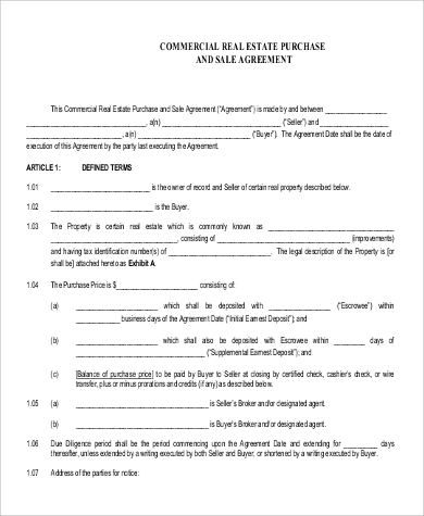 Sales Agreement Template