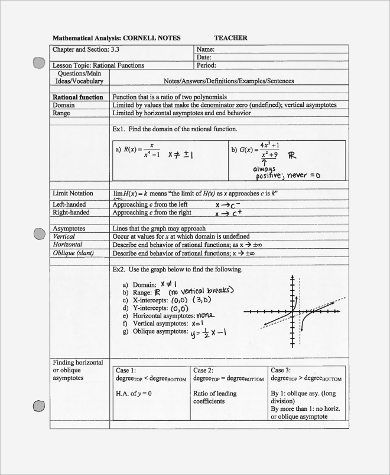 mathematical analysis cornell note pdf