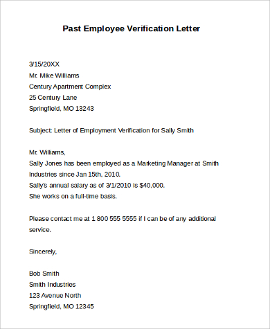 Employment Verification Sample Letter from images.sampletemplates.com
