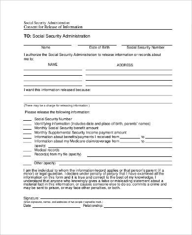 social security administration release form1