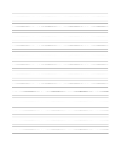 primary lined paper in pdf