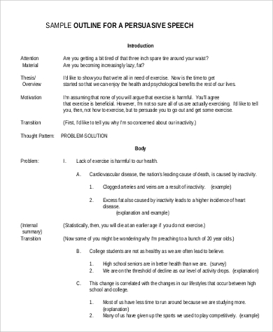 Speech Persuasive Speech