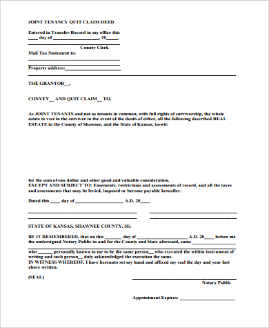 free 10 sample quit claim deed templates in pdf ms word