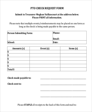 pto check request form