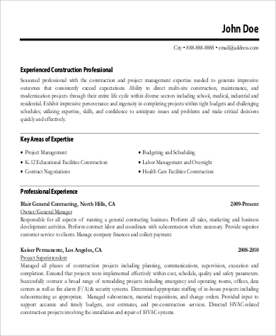 FREE 9+ Sample Basic Resume Templates in MS Word | PDF