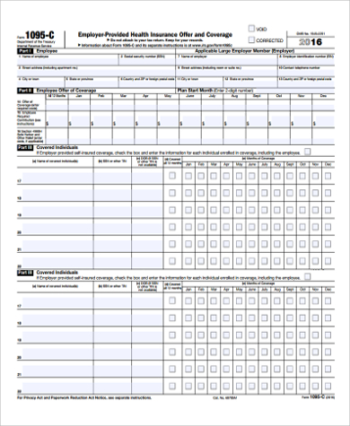 employer provided health insurance tax form