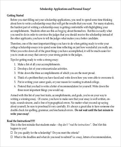 Scholarship Essay Examples That Work for Admissions