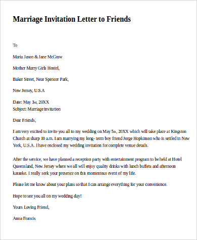 as letter invitation speaker Invitation  Letter in Sample Word PDF, Examples 14