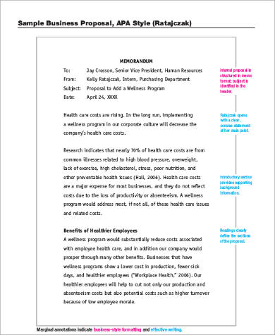 business proposal sample pdf