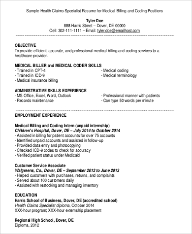 FREE 9+ Sample Medical Billing and Coding Job Descriptions ...