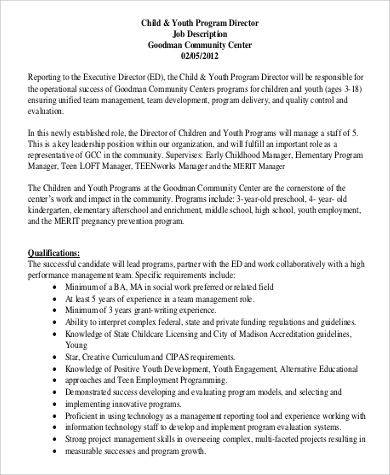 Education programme manager jobs