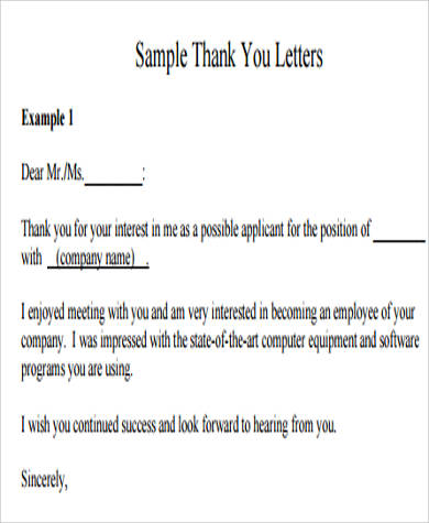 FREE 12+ Sample Job Application Letter Templates in MS Word | PDF ...