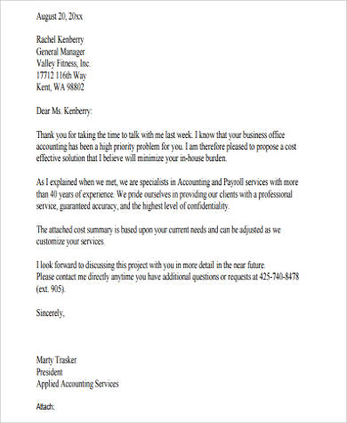 FREE 7+ Sample Business Cover Letter Templates in MS Word ...