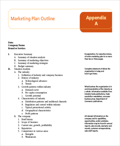 market research plan outline in pdf